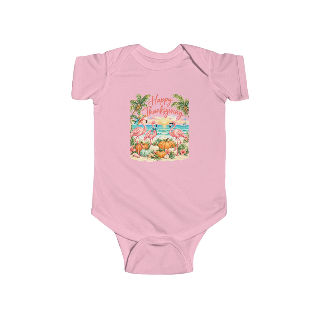 Happy Thanksgiving Floral Infant Bodysuit