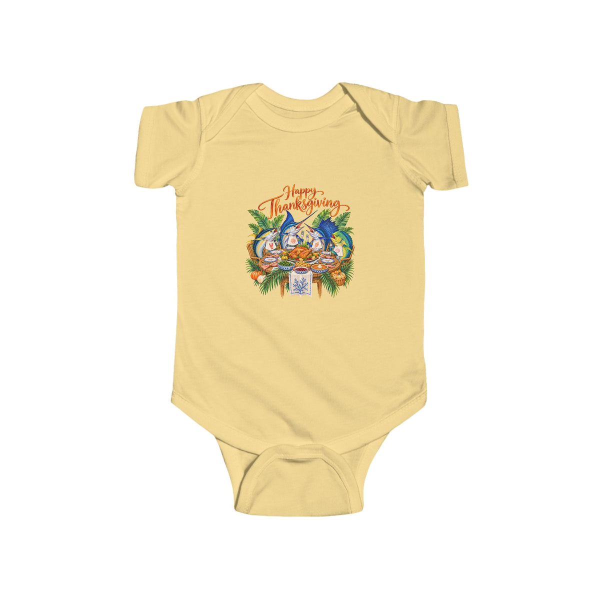Baby Fish Feast Onesie