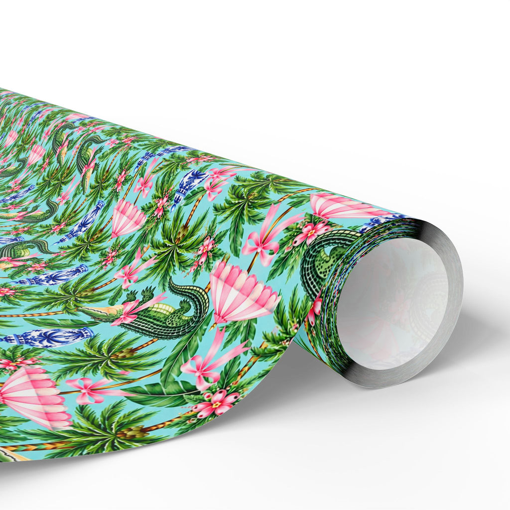 Palm Beach Crocodile Wrapping Paper
