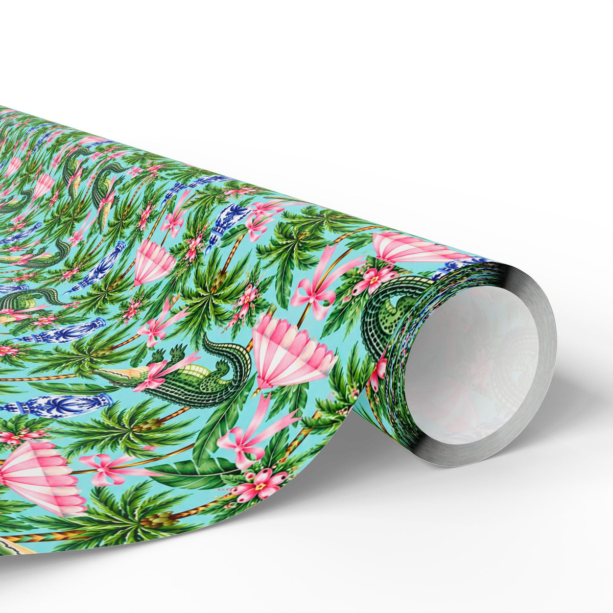 Palm Beach Crocodile Wrapping Paper